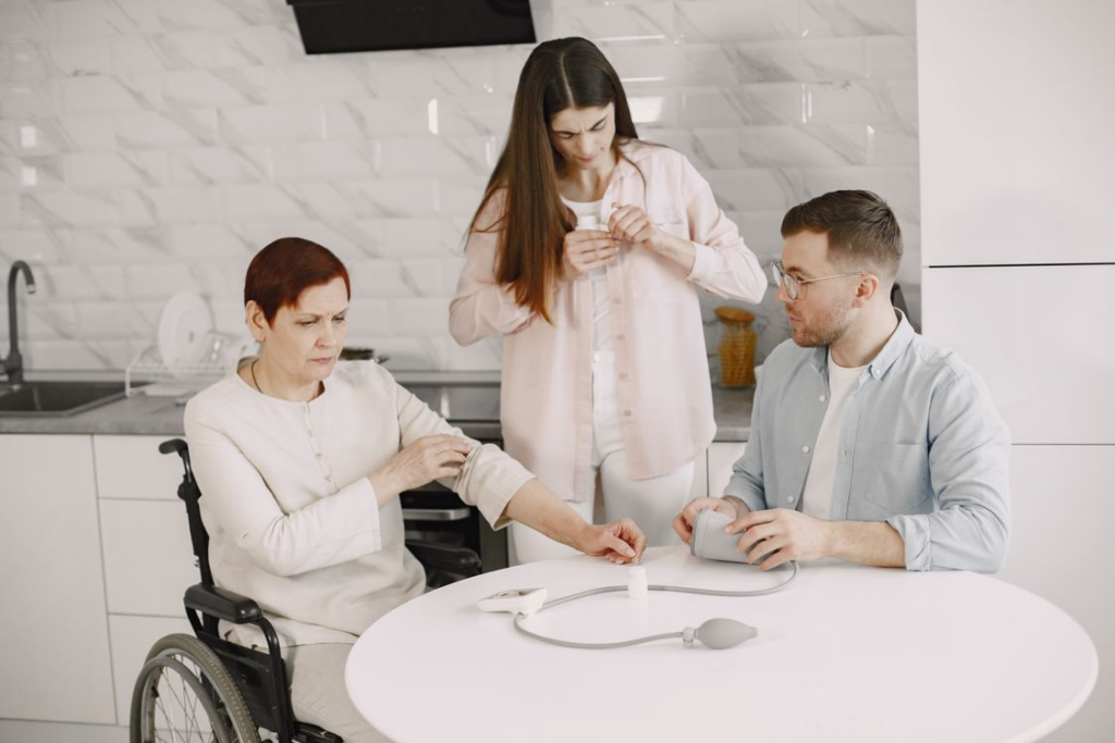 Caregiver during a medical crisis